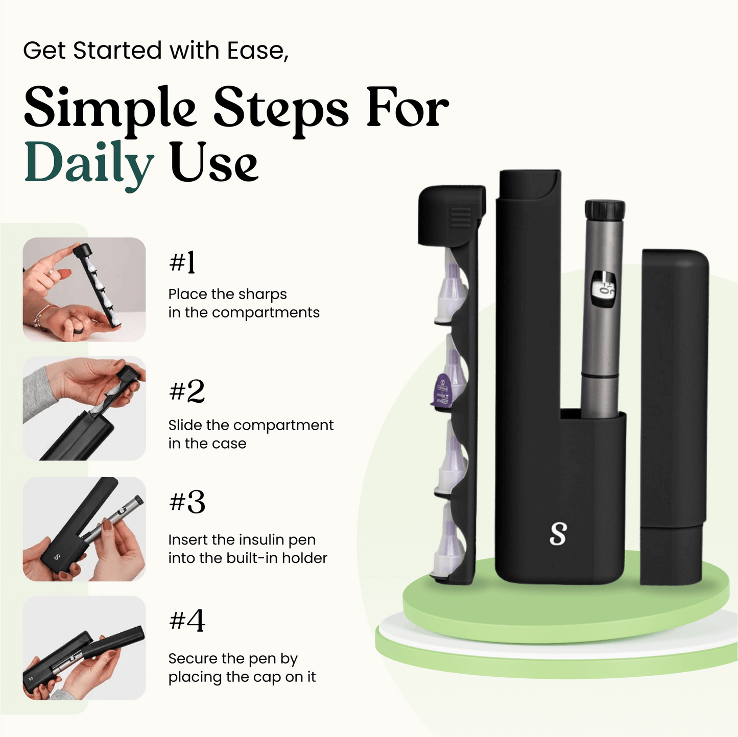 Dailyease Insulin Pen Case - Stylish Protection and Smart Organization for Your Diabetes Management