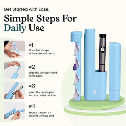 Dailyease Insulin Pen Case - Stylish Protection and Smart Organization for Your Diabetes Management