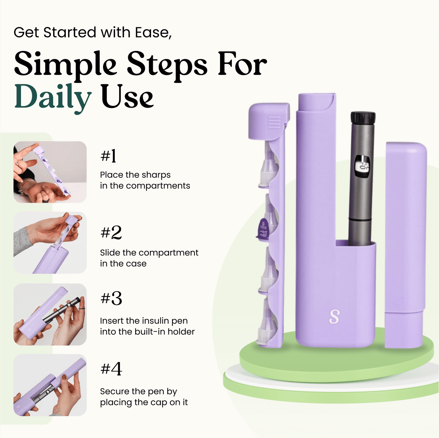 Dailyease Insulin Pen Case - Stylish Protection and Smart Organization for Your Diabetes Management