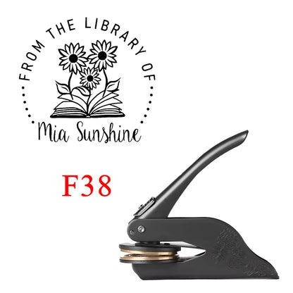 Embosser Stamp LOGO Customized Wedding Library Book Private Seals Customization Envelope Party Invitation Embossing Stamps DIY