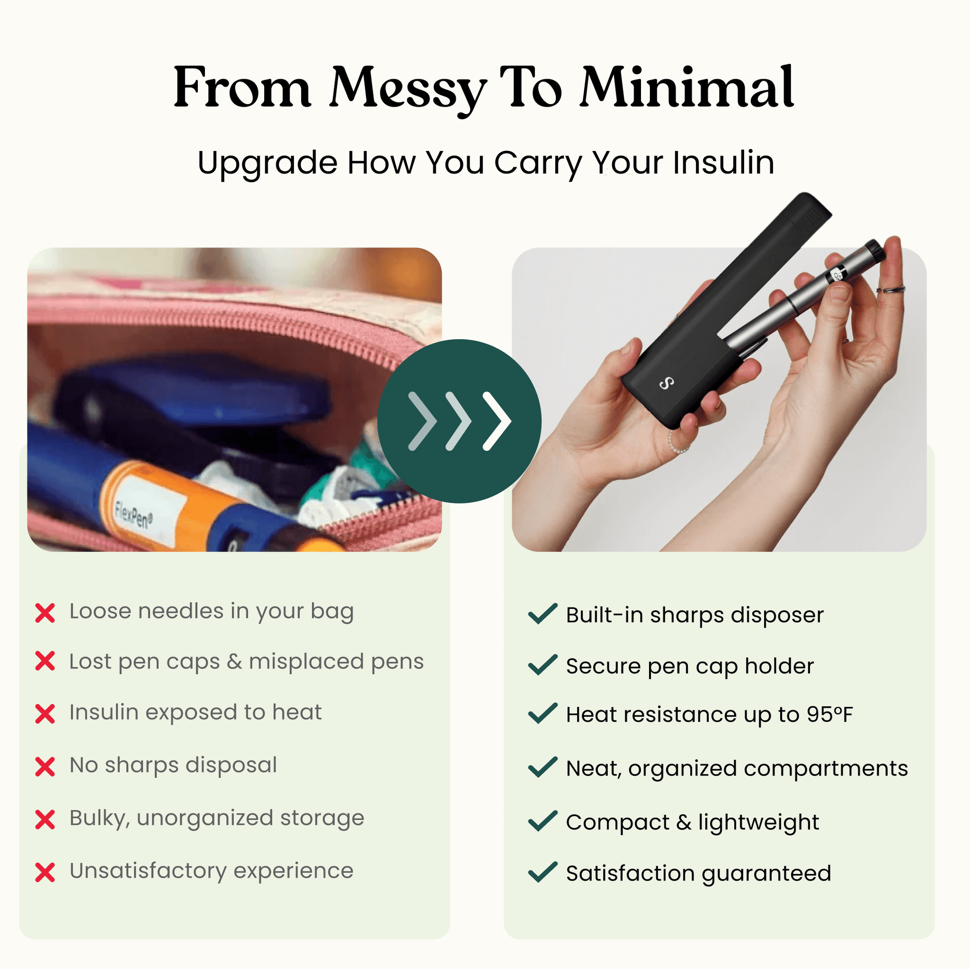 Dailyease Insulin Pen Case - Stylish Protection and Smart Organization for Your Diabetes Management