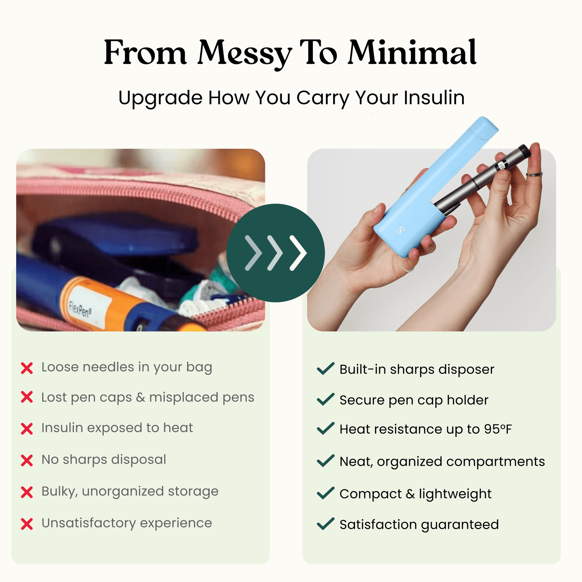 Dailyease Insulin Pen Case - Stylish Protection and Smart Organization for Your Diabetes Management