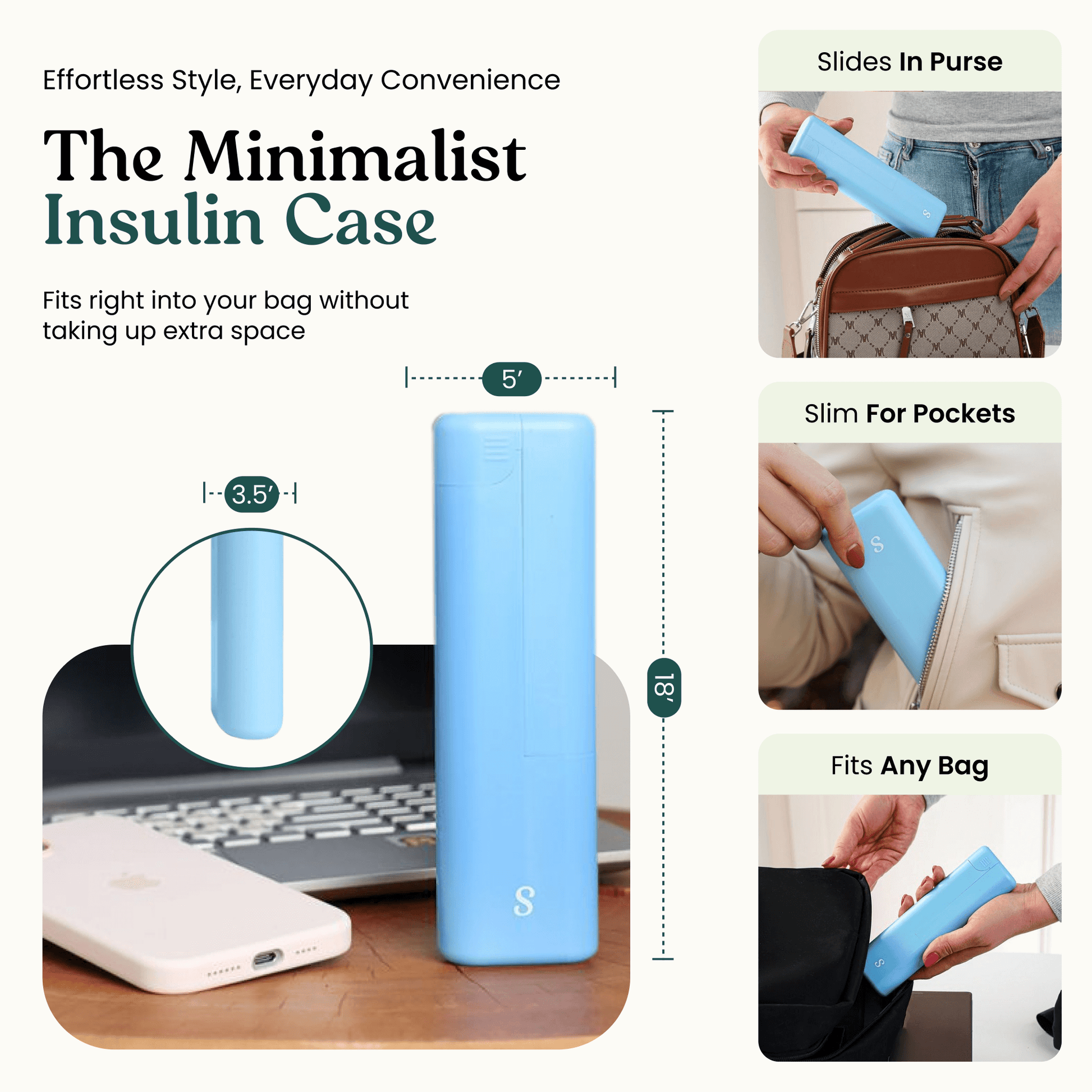 Dailyease Insulin Pen Case - Stylish Protection and Smart Organization for Your Diabetes Management