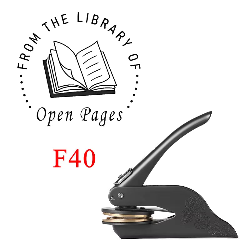 Embosser Stamp LOGO Customized Wedding Library Book Private Seals Customization Envelope Party Invitation Embossing Stamps DIY