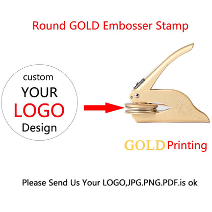 Embosser Stamp LOGO Customized Wedding Library Book Private Seals Customization Envelope Party Invitation Embossing Stamps DIY