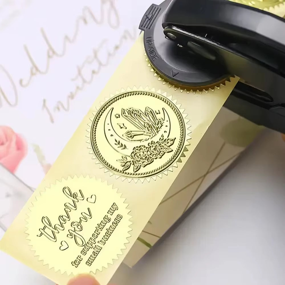 Embosser Stamp LOGO Customized Wedding Library Book Private Seals Customization Envelope Party Invitation Embossing Stamps DIY