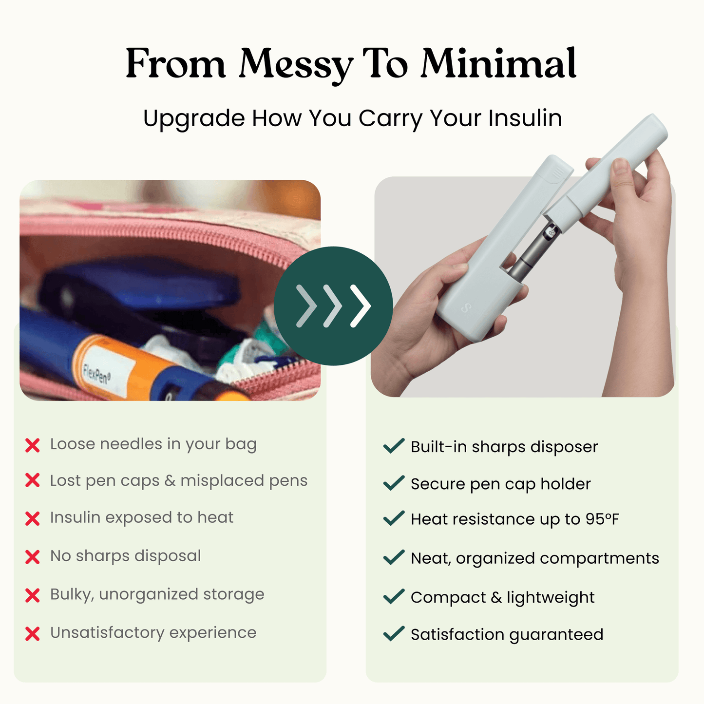 Dailyease Insulin Pen Case - Stylish Protection and Smart Organization for Your Diabetes Management