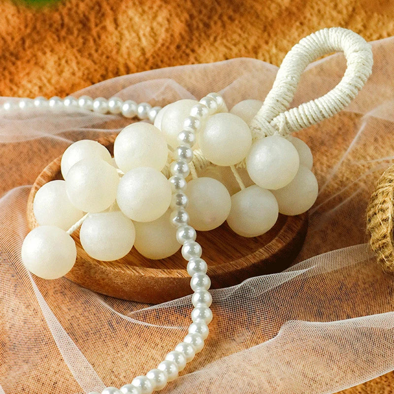 Indulge in Luxury with Our Handmade Pearl Grape Bunches Soap - Hydrating Gift Box for Bathing and Nourishing Your Skin