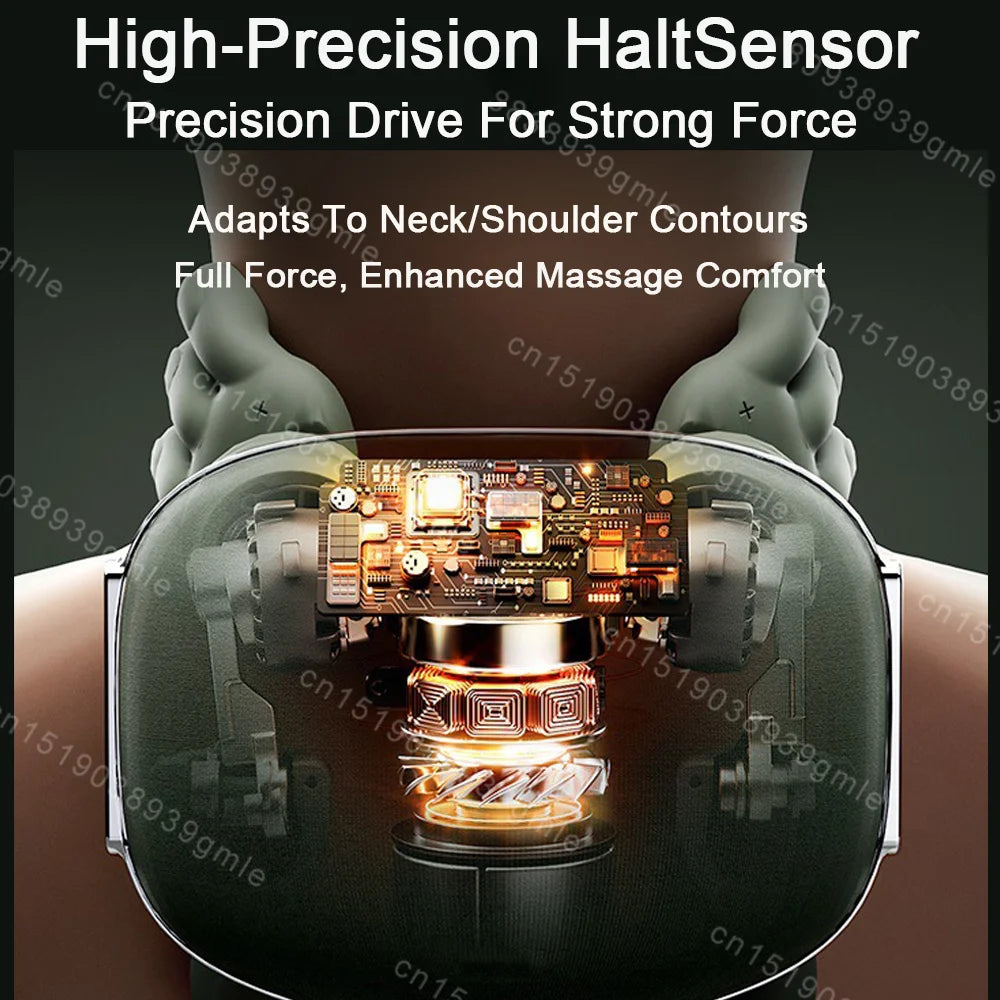 Experience Ultimate Relaxation with the Bionic Neck and Shoulder Massager – Electric Heated Kneading Pillow for Neck, Waist, and Leg