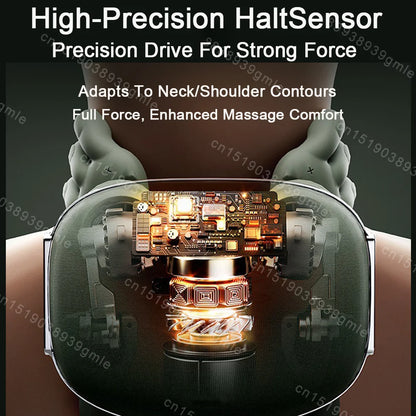 Experience Ultimate Relaxation with the Bionic Neck and Shoulder Massager – Electric Heated Kneading Pillow for Neck, Waist, and Leg