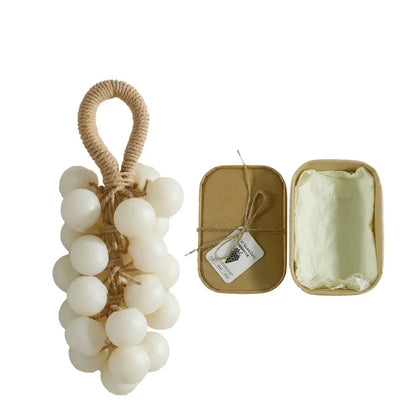 Indulge in Luxury with Our Handmade Pearl Grape Bunches Soap - Hydrating Gift Box for Bathing and Nourishing Your Skin