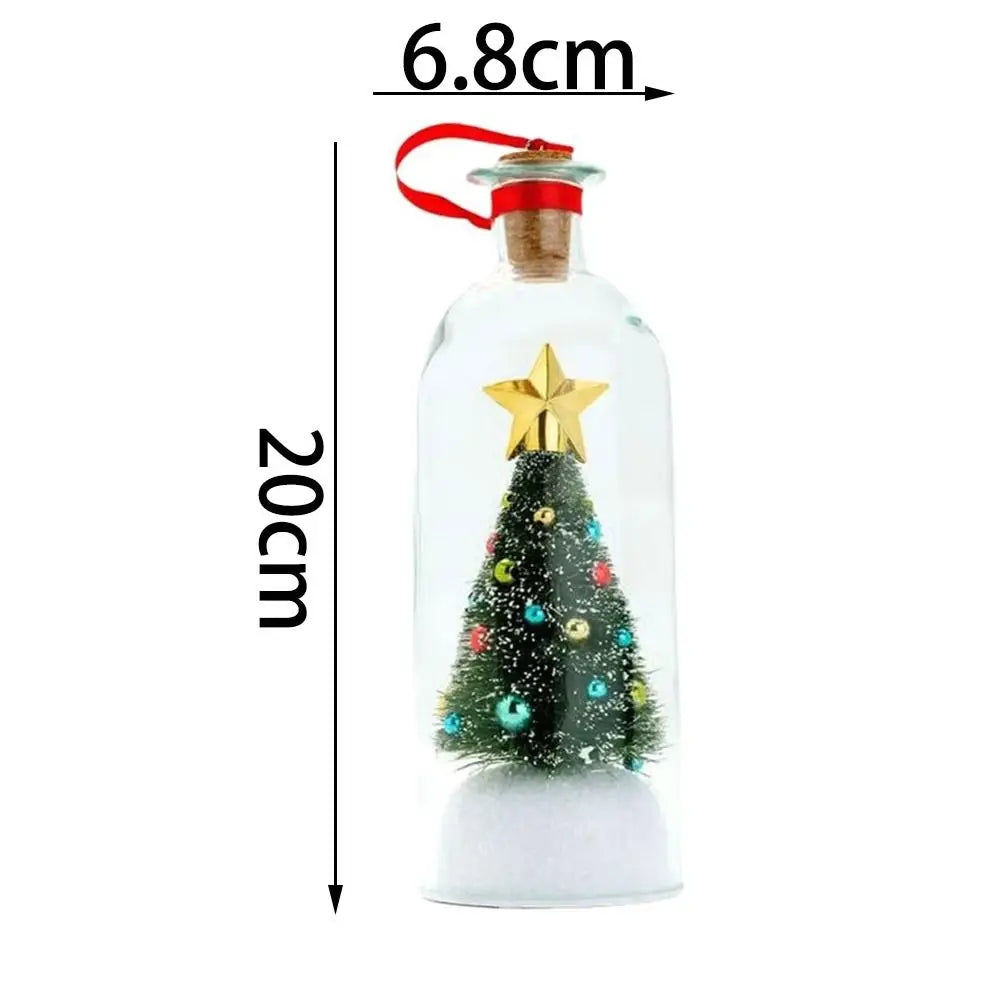 Capture the Magic of Christmas with Our Recordable Message Bottle Ornament - A Heartfelt Keepsake for the Holidays