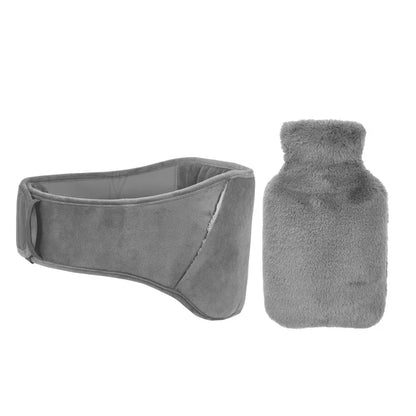 Cozy Comfort: 3-Piece PVC Water-Filled Hot Water Bottle and Waist Belt Warmer Set