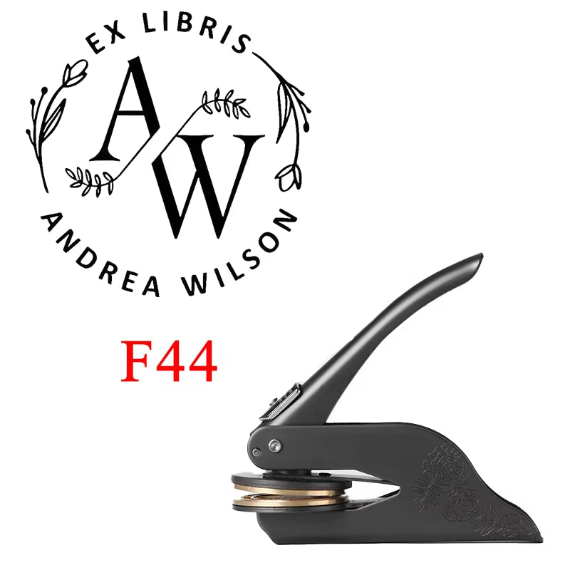 Embosser Stamp LOGO Customized Wedding Library Book Private Seals Customization Envelope Party Invitation Embossing Stamps DIY