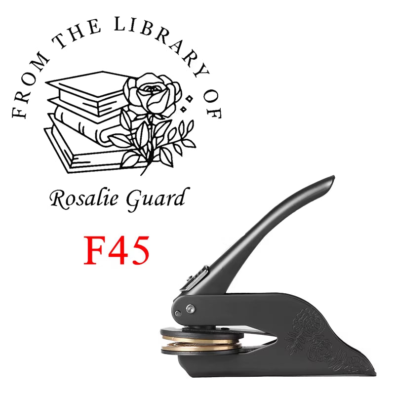 Embosser Stamp LOGO Customized Wedding Library Book Private Seals Customization Envelope Party Invitation Embossing Stamps DIY