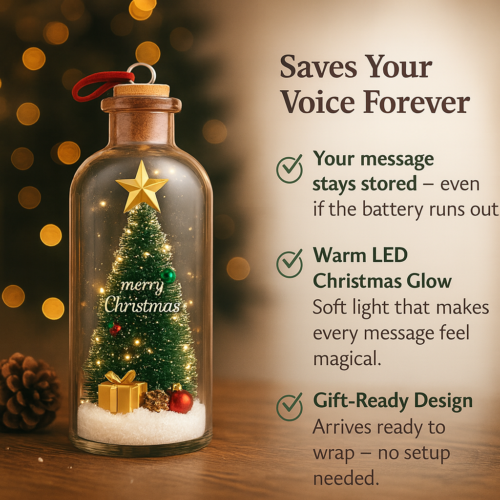 HeartWhisper™ – Recordable Christmas Ornament That Preserves Your Love