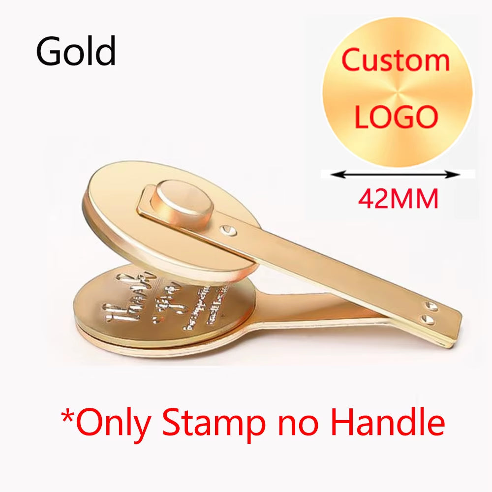 Embosser Stamp LOGO Customized Wedding Library Book Private Seals Customization Envelope Party Invitation Embossing Stamps DIY