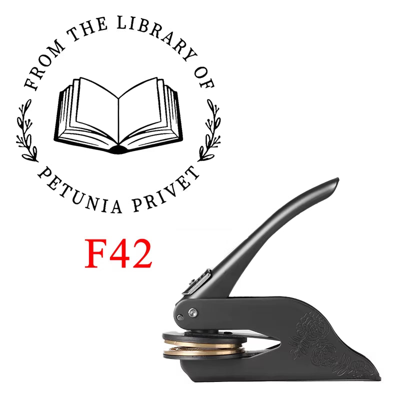 Embosser Stamp LOGO Customized Wedding Library Book Private Seals Customization Envelope Party Invitation Embossing Stamps DIY