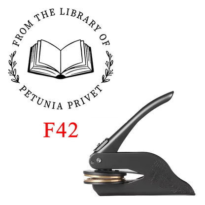 Embosser Stamp LOGO Customized Wedding Library Book Private Seals Customization Envelope Party Invitation Embossing Stamps DIY